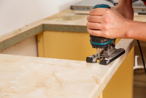 Countertops, task lighting & backsplash are things every project needs.