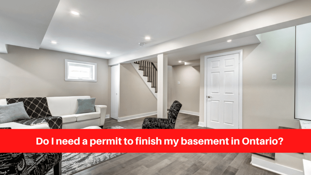 Do I need a permit to finish my basement in Ontario