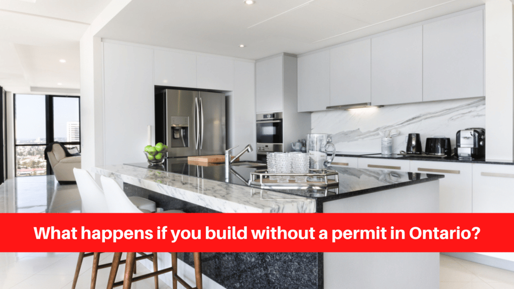 What happens if you build without a permit in Ontario